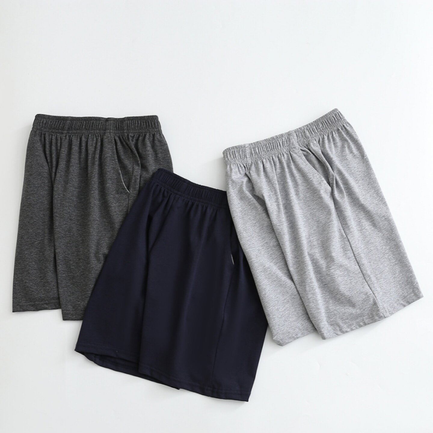 校服短裤纯棉夏季薄款男女童裤子图片
