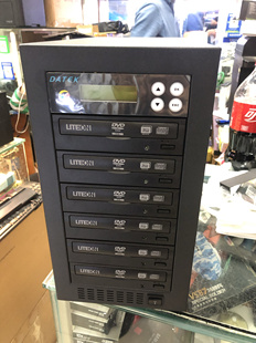 建兴光盘塔一拖五DVD/ CD/D9光盘拷贝机光盘刻录塔 控制器6台光驱