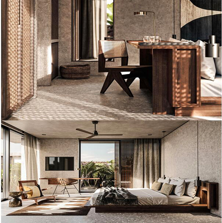 17套现代德国朴实侘寂风格室内装修设计实景照片素材资料