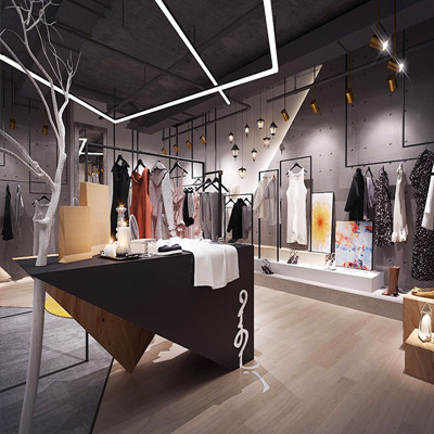 87套专卖店服装橱窗/化妆品珠宝鞋帽商业空间设计实景合集资料