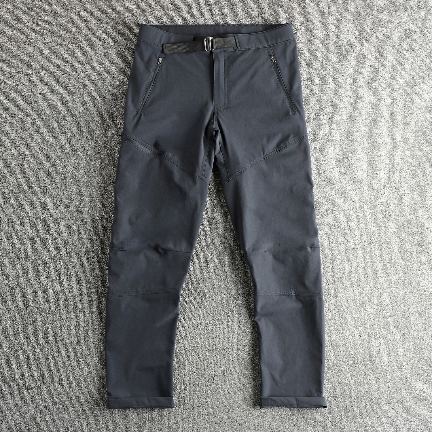 快干机能面料卡扣腰围休闲裤男夏季薄款舒适合身直筒青年户外长裤