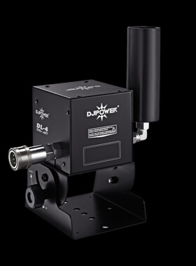 直销DJPOWER二氧化碳气柱机黑色金塑外壳效果直喷6米高慢摇吧商演