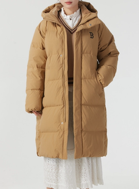 MLB正品新款冬季男女同款百搭连帽时尚运动休闲羽绒服3ADJB1846