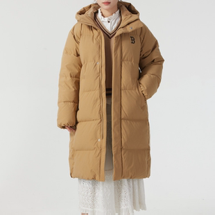 MLB正品新款冬季男女同款百搭连帽时尚运动休闲羽绒服3ADJB1846