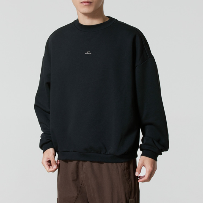 NIKE耐克正品秋冬新款男梭织加绒圆领保暖户外运动休闲卫衣IM5902