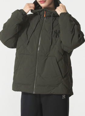 MLB正品新款冬季男女同款户外日常休闲宽松运动羽绒服3ADJB2756