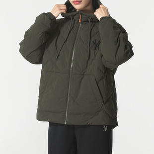 男女同款 冬季 户外日常休闲宽松运动羽绒服3ADJB2756 新款 MLB正品