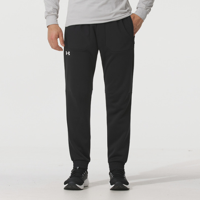 UA安德玛正品新款春秋男子印花梭织束脚宽松百搭运动长裤1382287