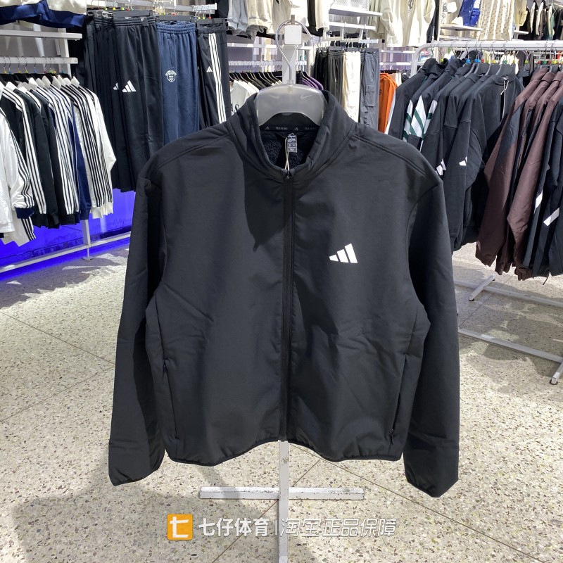 Adidas阿迪达斯正品新款秋女梭织立领加绒运动休闲夹克外套KA7075