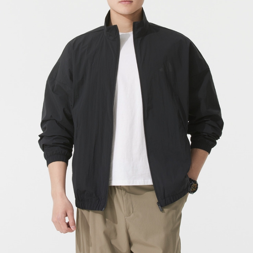Adidas阿迪达斯正品新款春秋男子宽松休闲弹力袖口夹克外套JZ8408
