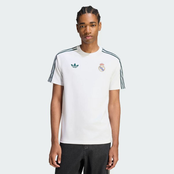 Adidas阿迪达斯三叶草正品新款夏季男款刺绣足球短袖T恤KY9477