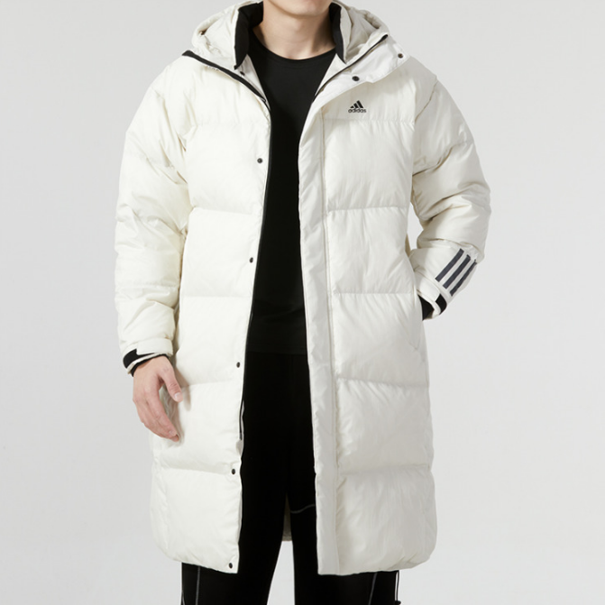 Adidas阿迪达斯男连帽运动羽绒服