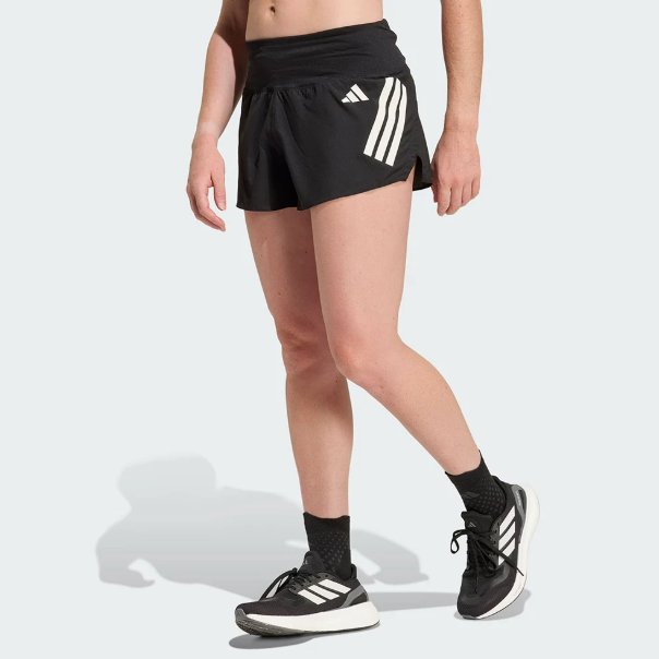 Adidas阿迪达斯正品顶宽夏季女款运动三道杠松紧梭织短裤KD3875