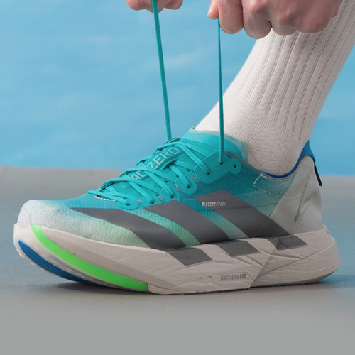 Adidas阿迪达斯正品新款春秋男子碳柱织物透气户外跑步鞋JS2579