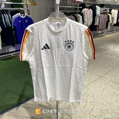Adidas阿迪达斯正品夏季新款男子纯棉圆领透气刺绣运动短袖KB4401