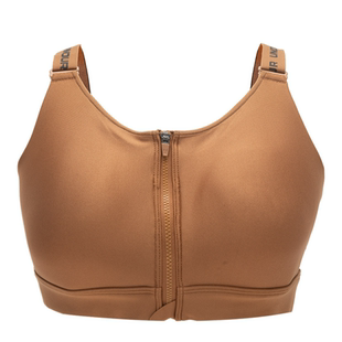 UA安德玛正品 女子可调节肩带拉链前开运动内衣背心1384118 新款