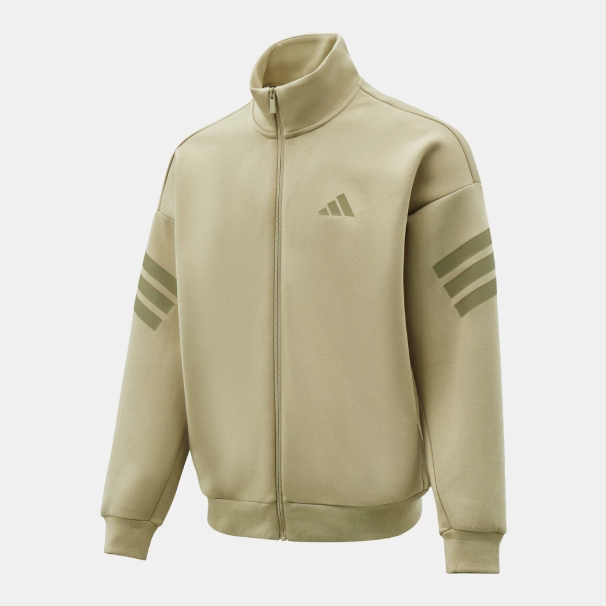 Adidas阿迪达斯正品新款春秋季男款拉链立领针织夹克外套KD5236