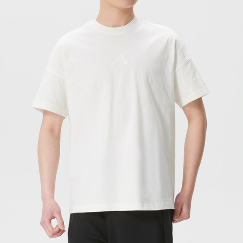 Adidas阿迪达斯正品新款夏季男款时尚圆领纯棉宽松短袖T恤IV5217