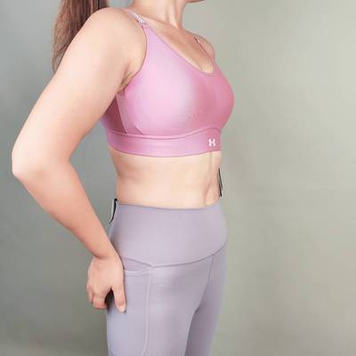 UA安德玛正品新款四季女子百搭透气时尚运动Bra运动背心1384123