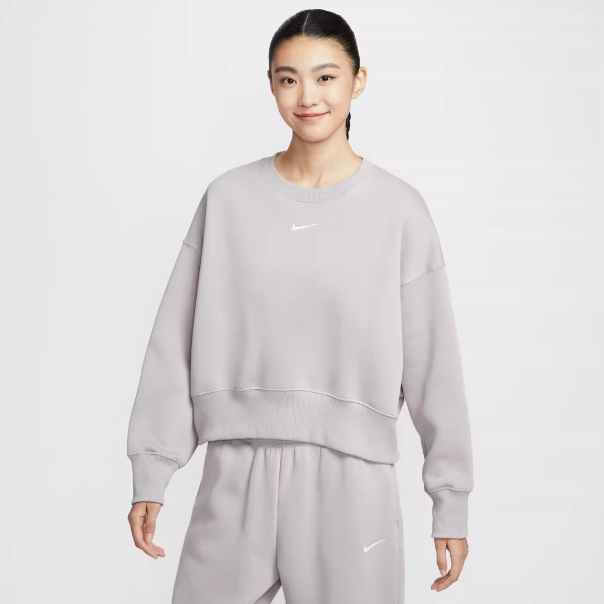 Nike耐克正品新款夏季女子加绒刺绣logo休闲户外卫衣套头衫DQ5762