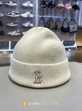 MLB正品新款秋季男女同款时尚百搭绵羊毛运动休闲绒线帽3ABNBM146