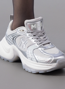 MLB正品新款夏季男女同款地板轻便透气时尚运动休闲鞋3ASHW045N