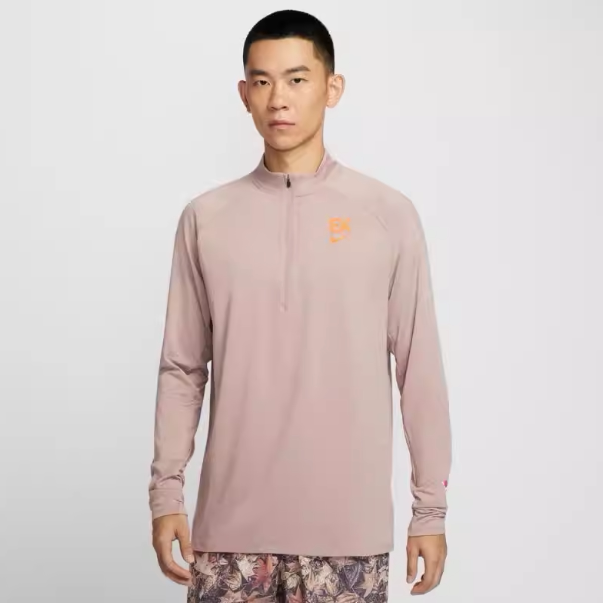 Nike耐克正品新款春秋男子半拉链立领梭织运动休闲长袖T恤HV2659