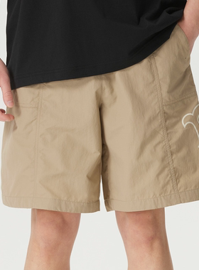 MLB正品新款夏季男女同款印花logo时尚百搭户外梭织短裤3ASMB2063