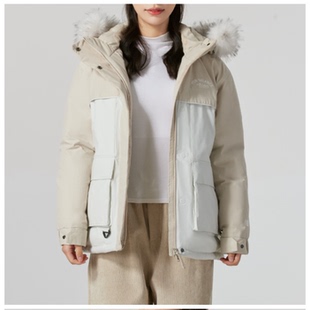 NB 2025秋季新款女款连帽保暖羽绒服潮流加厚保暖外套NPE43042