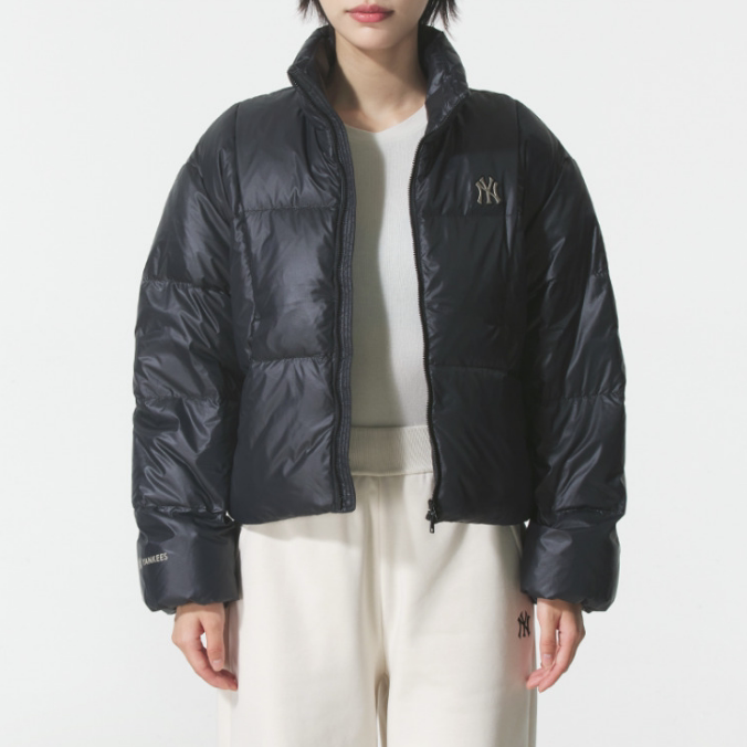 MLB正品新款冬季女子户外休闲轻便百搭时尚运动羽绒服3FDJB2056