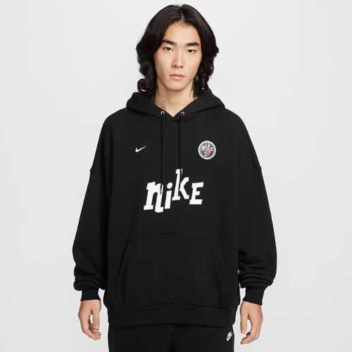 Nike耐克正品新款春男宽松印花连帽保暖运动休闲套头衫卫衣IM9356