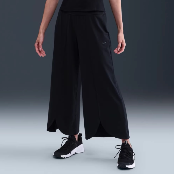 Nike耐克正品新款春秋女子梭织速干直筒休闲阔腿裤七分裤IH8593