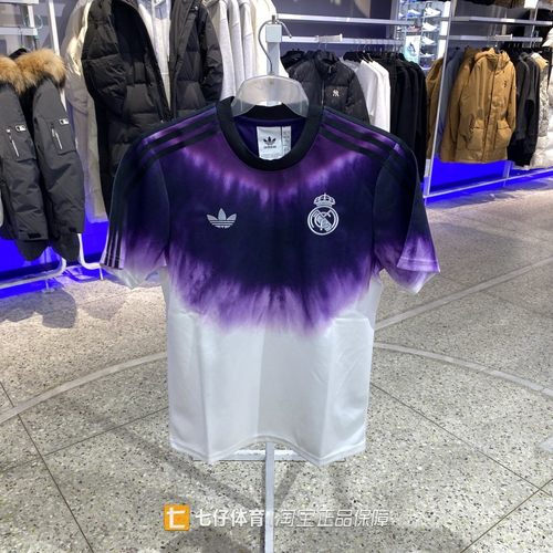 阿迪达斯男梭织圆领短袖T恤