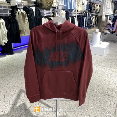 NIKE耐克正品秋冬新款男梭织连帽加绒保暖套头运动休闲卫衣HV4063