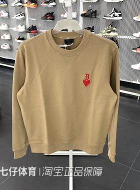 MLB正品秋季新款男女针织圆领爱心系列休闲卫衣套头衫3AMTH0234