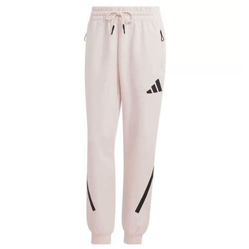 Adidas阿迪达斯正品新款春秋季女款系带印花休闲针织长裤JF4788