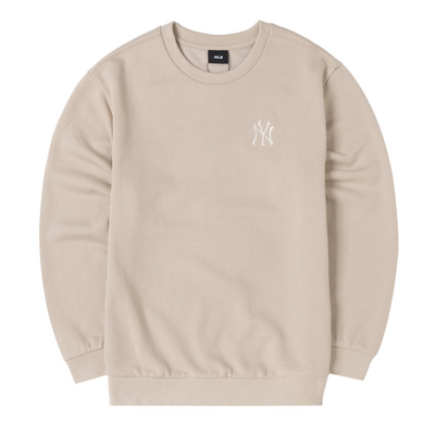 MLB正品新款秋季儿童针织圆领透气户外运动休闲套头卫衣7AMTB0446