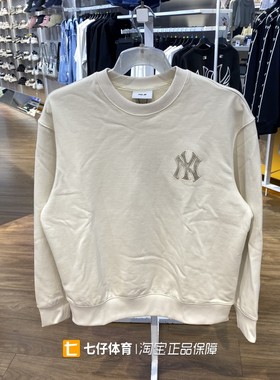 MLB正品新款秋季男女同款跑步运动户外卫衣长袖套头衫3AMTM1044