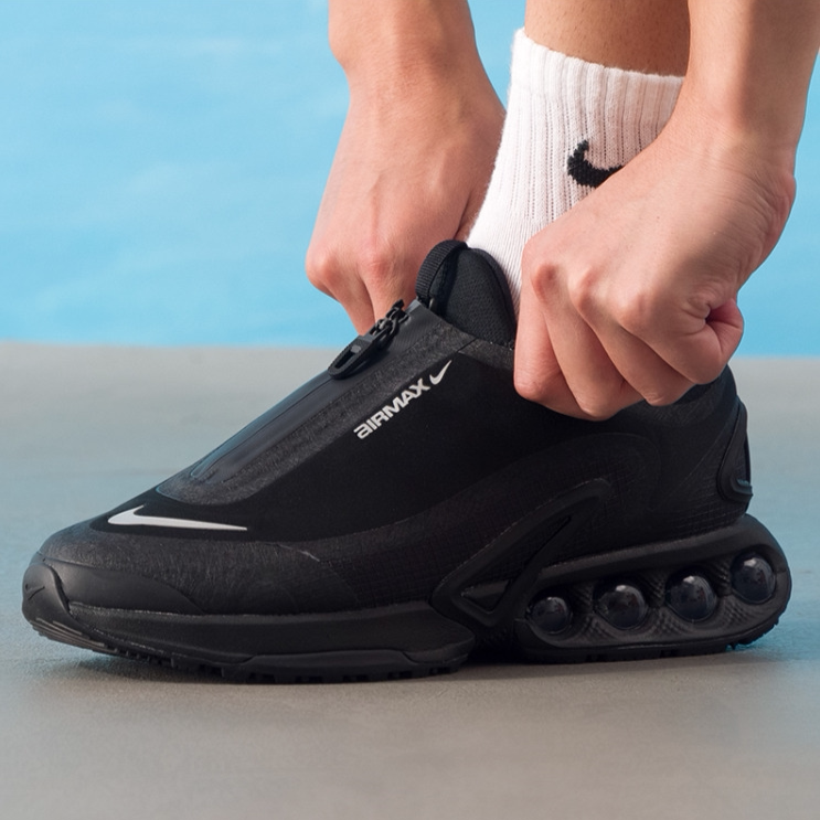 Nike耐克正品新款春秋男织物透气拉链覆面可包覆鞋带休闲鞋HQ8605