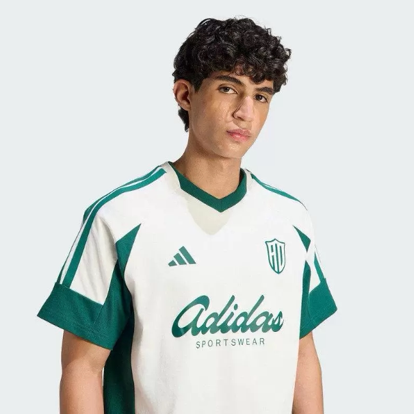 Adidas阿迪达斯正品新款夏季男款V领休闲时尚透气短袖T恤KS5052