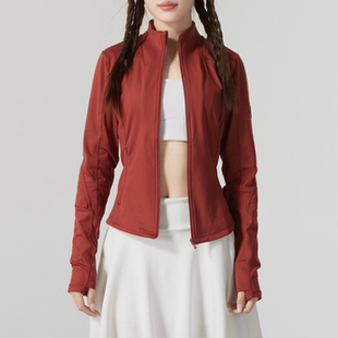 Adidas阿迪达斯正品新款春秋款女子瑜伽运动休闲夹克外套JM8867