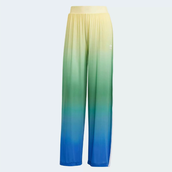 Adidas阿迪达斯三叶草正品新款春秋季女款渐变休闲针织长裤JH0619
