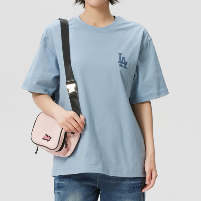 MLB正品新款夏季男女同款印花百搭时尚户外纯棉短袖T恤3ATSM0463图片