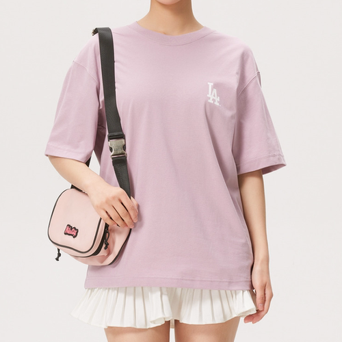 MLB正品新款夏季男女同款印花渐变logo百搭休闲短袖T恤3ATSB1563