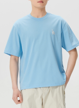 MLB正品夏季男女同款印花logo百搭时尚宽松休闲短袖T恤3ATSB7663