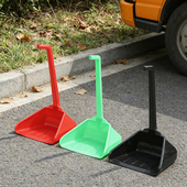 户外扫马路好用 长手柄畚斗大号防翻簸箕带杆垃圾铲斗 塑料一体式