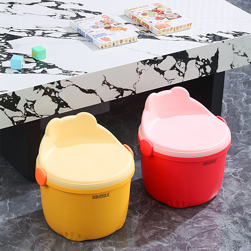 塑料凳子儿童宝宝衣服零食储物凳玩具收纳桶凳家用卡通可提坐桶凳,收纳整理,收纳凳,淘宝优惠券,粉丝福利购,淘宝优惠卷