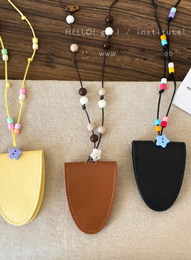 多巴胺星星串珠便携墨镜夹项链