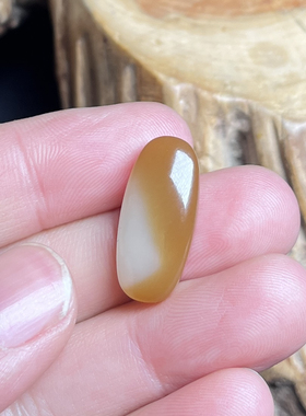 和田玉新疆且末糖白玉金山糖戒面