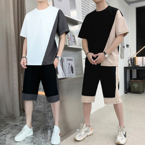 1夏季短袖短裤男套装潮流时尚休闲套装A210-TZ8203-P65图片